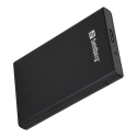 Sandberg 133-89 cieto disku uzglabāšanas sistēma HDD/SSD korpuss Melns 2.5" Sandberg 133-89 cieto disku uzglabāšanas sistēma HDD/SSD korpuss Melns 2.5"