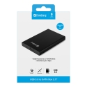 Sandberg 133-89 kõvakettaboks HDD/SSD ümbris Must 2.5" Sandberg 133-89 kõvakettaboks HDD/SSD ümbris Must 2.5"