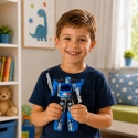 Lean Toys Konstruktorius policijos robotas 2-in-1 su šviesomis ir garsais, mėlynas, baltas, juodas, 46 × 33 × 13 cm, 29 dalių Lean Toys Konstruktorius policijos robotas 2-in-1 su šviesomis ir garsais, mėlynas, baltas, juodas, 46 × 33 × 13 cm, 29 dalių