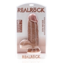 Realrock By Shots Especially Thick Straight Brush with Balls 23 cm - Brown Realrock By Shots Especially Thick Straight Brush with Balls 23 cm - Brown
