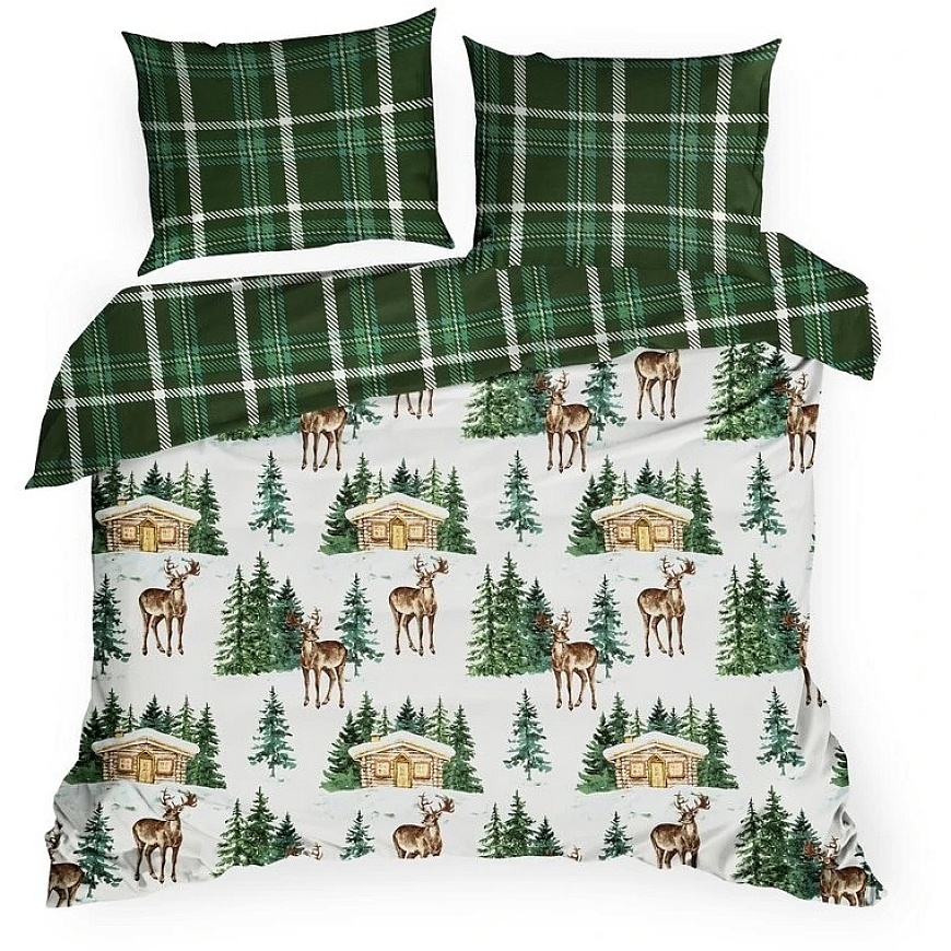 Bedding Set Eurofirany SW/POS/VERDE 220X200 70X80/X2 – 3