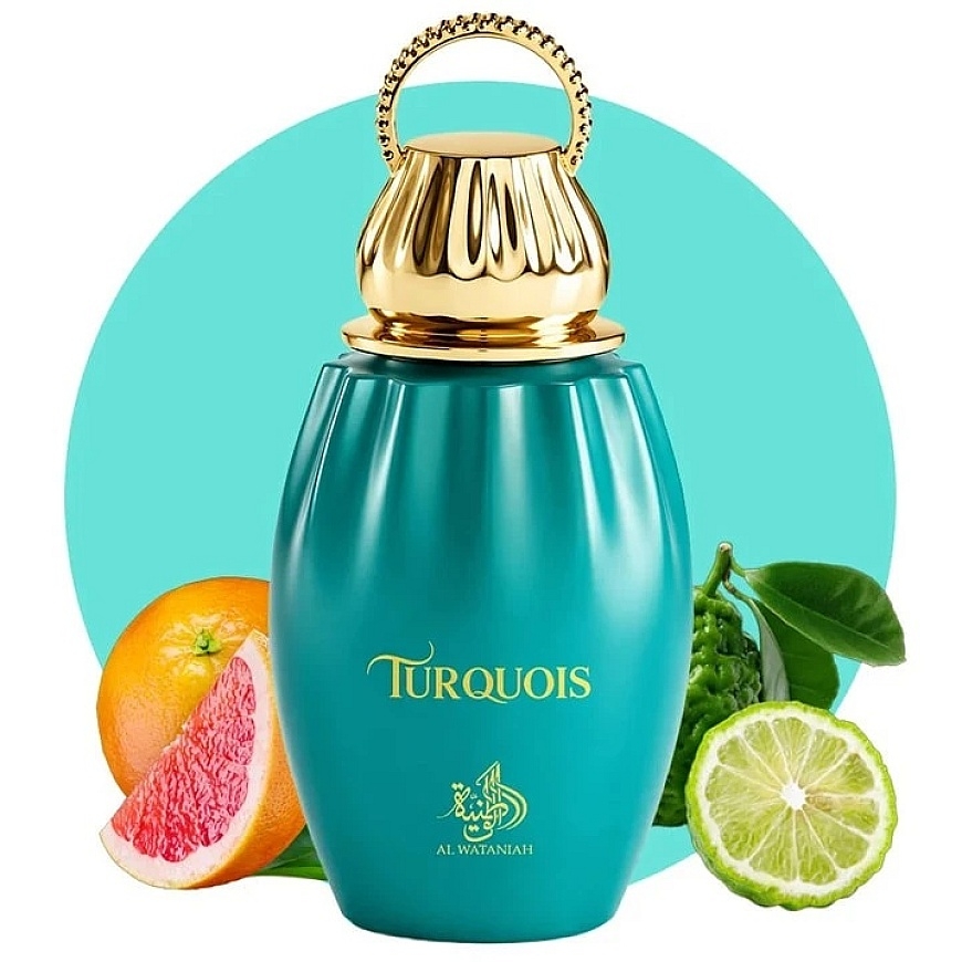 Al Wataniah Turquois EDP unisex-hajuvesi, 100 ml – 4