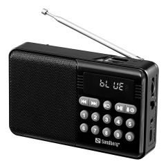 Sandberg 421-18 radio Kannettava Analoginen Musta