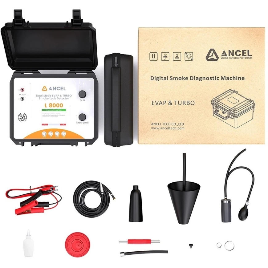 Automobilių nuotėkio ieškiklis - ANCEL L8000 20 PSI diagnostinis nuotėkio ieškiklis – 2