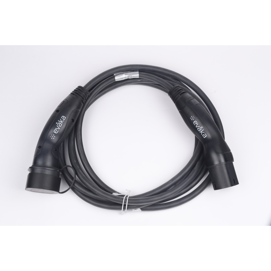 Evaka EV uzlādes kabelis Tips 2 - Tips 2, 22 kW, 32 A, 5 x 6 mm2 – 3