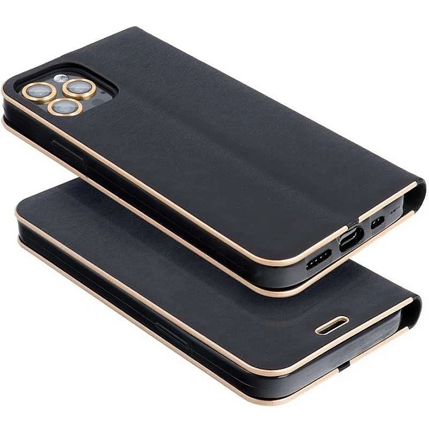 OEM Kotelo kannella Xiaomi Redmi NOTE 15 5G Luna Book Gold Musta – 3