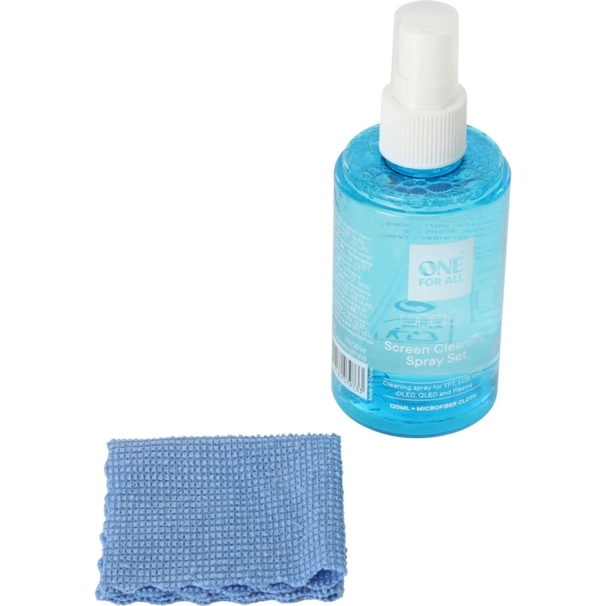 One For All -puhdistussarja, 120 ml suihke mikrokuivaharsilla (CS4012) – 3