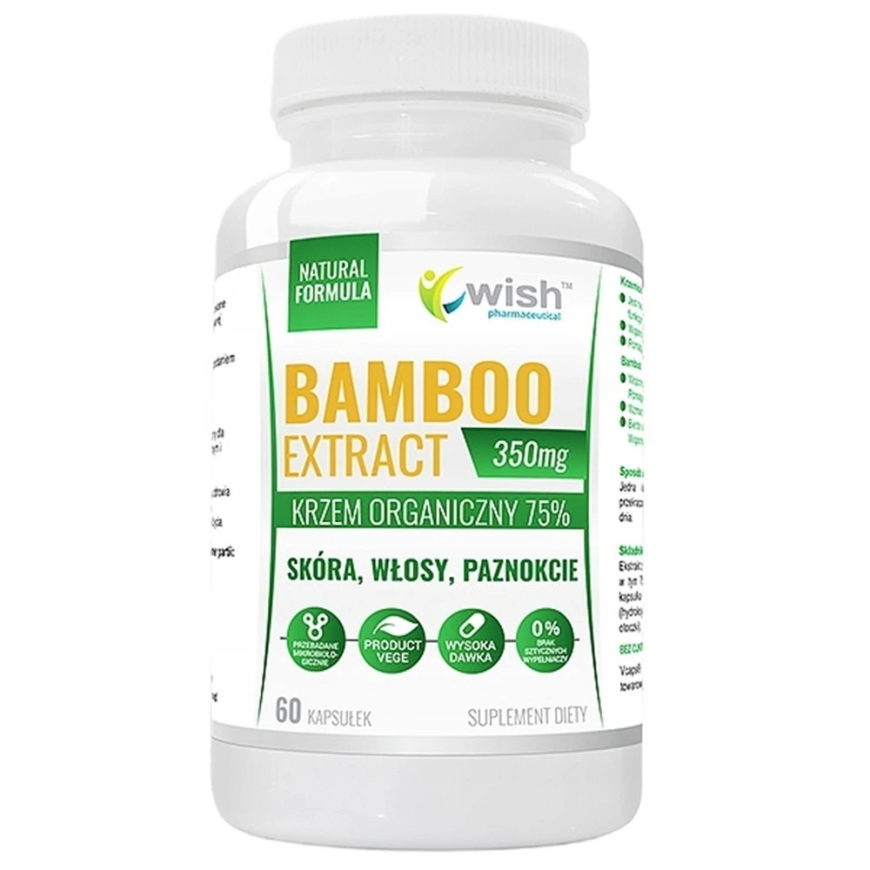 Wish Pharmaceutical Bambusekstrakt 350 mg toidulisand 60 kapslit