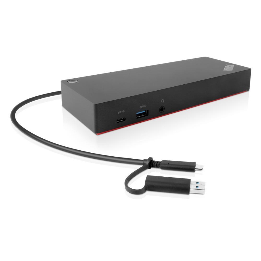 Lenovo 40AF0135UK laptop dock/port replicator Wired USB 3.2 Gen 1 (3.1 Gen 1) Type-C Black – 4