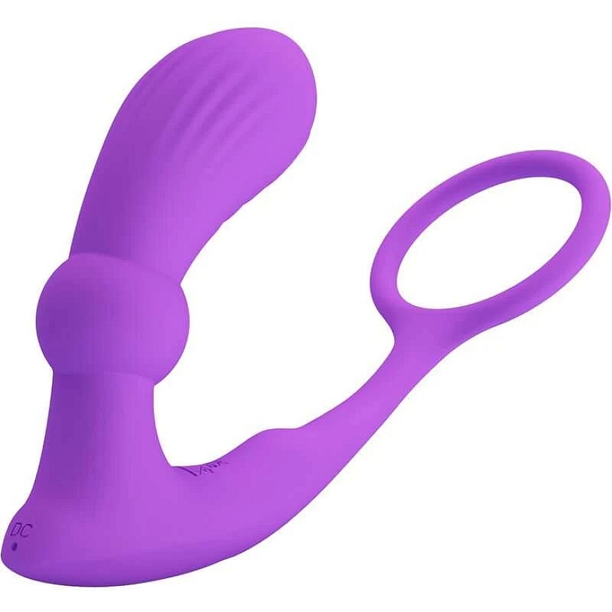 Pretty Love Bottom GRAŽUOLĖ MEILĖ - Warren Violetinė, belaidis nuotolinio valdymo pultas, 12 pulso bangos nustatymų, 12 vibracij