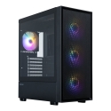 Zalman S6, ATX Mid Tower PC Case, 3 x 140mm FRGB Fans, 1 x 120mm FRGB Fans, Black