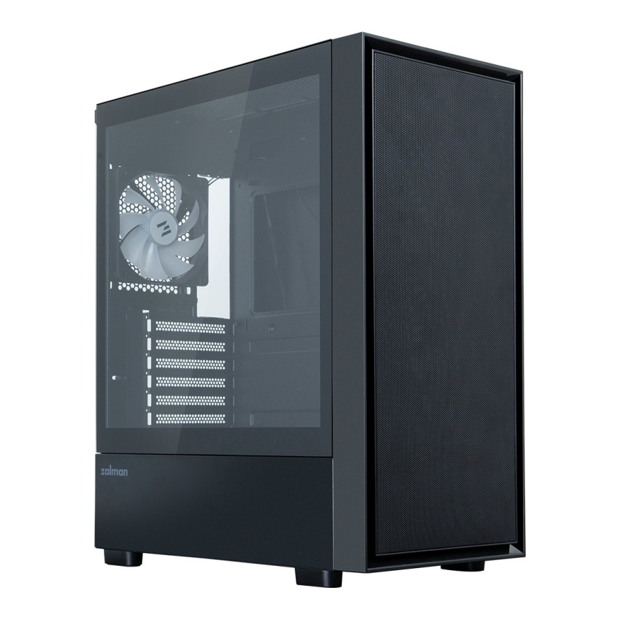 Zalman S6, ATX vidēja torņa PC korpuss, 3 x 140mm FRGB ventilatori, 1 x 120mm FRGB ventilators, melns – 3
