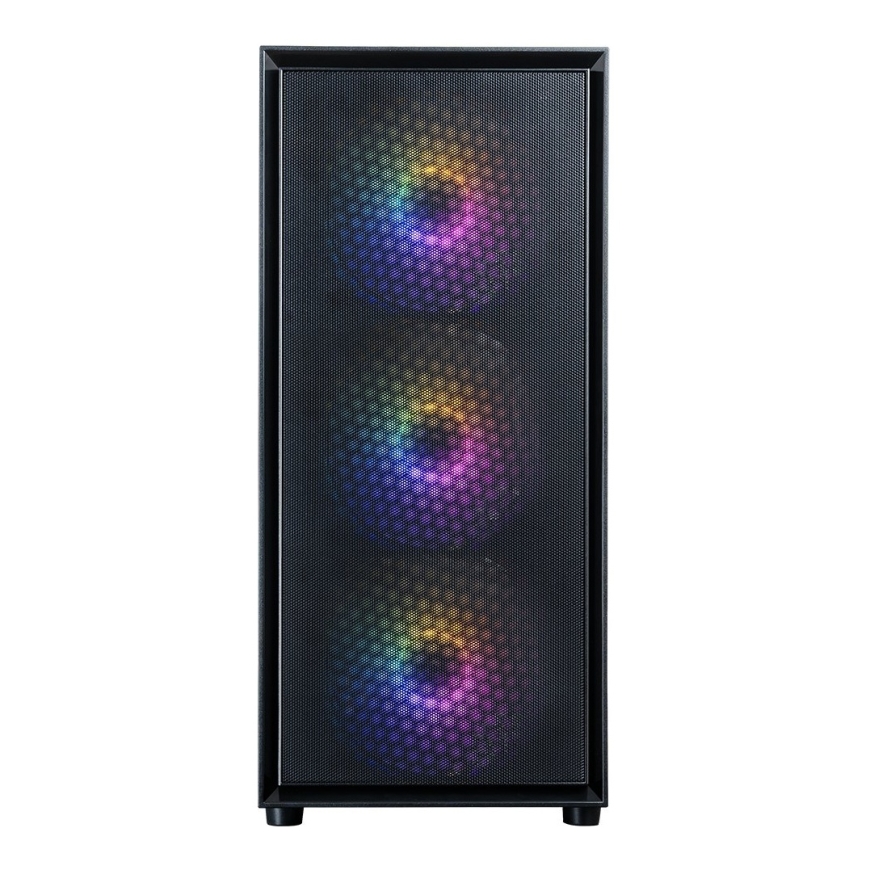 Zalman S6, ATX Mid Tower PC Case, 3 x 140mm FRGB Fans, 1 x 120mm FRGB Fans, Black – 4