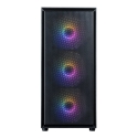 Zalman S6, ATX Mid Tower PC Case, 3 x 140mm FRGB Fans, 1 x 120mm FRGB Fans, Black