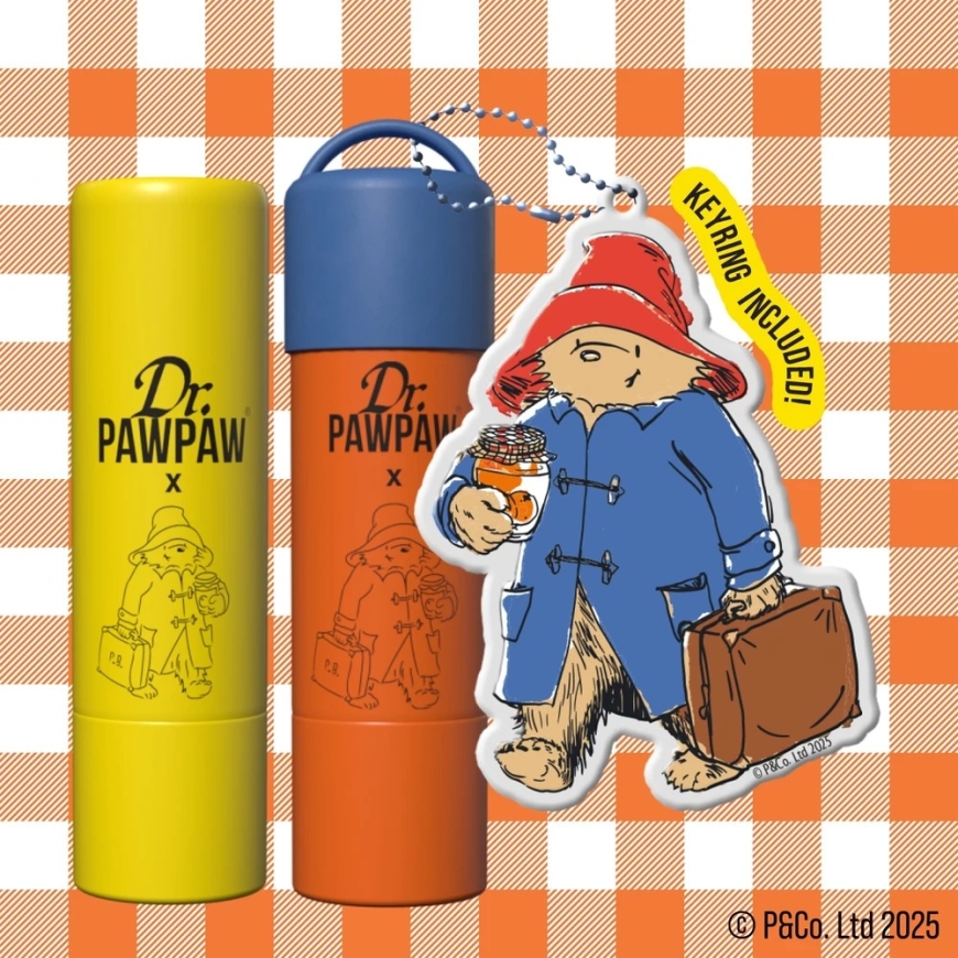 Set Dr. PawPaw: Paddington Bear Original Balm Vegan Lip Balm, 4 g + Paddington Orange Marmalade Hydrating Lip Balm, 4 g + Paddin – 3