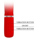 Pretty Love Flirtation GRAŽI MEILĖ - PRESCOTT Punane 7 Funktsiooniga Vibrator