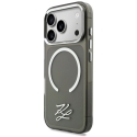 Karl Lagerfeld IML KL Script Logo MagSafe Case for iPhone 17 Pro Max - Black Karl Lagerfeld IML KL Script Logo MagSafe Case for iPhone 17 Pro Max - Black