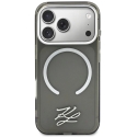 Karl Lagerfeld IML KL Script Logo MagSafe kate iPhone 17 Pro Max - Must