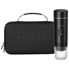 Kahvinkeitin CHiATO brewPLAY Smart Traveller Portable Espresso Maker Set – Musta