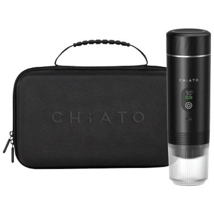 Kavos aparatas CHiATO brewPLAY Smart Traveller Portable Espresso Maker Set – Juodas