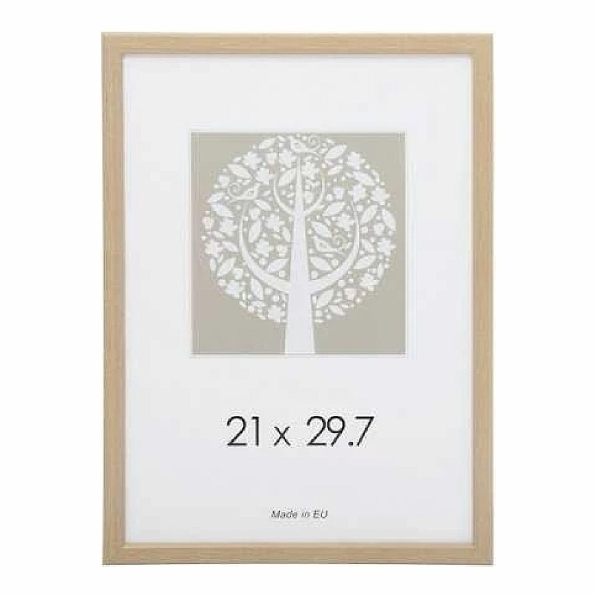 Savex Picture Frame, plastic, A4, 21x29.7 cm, wood color – 3