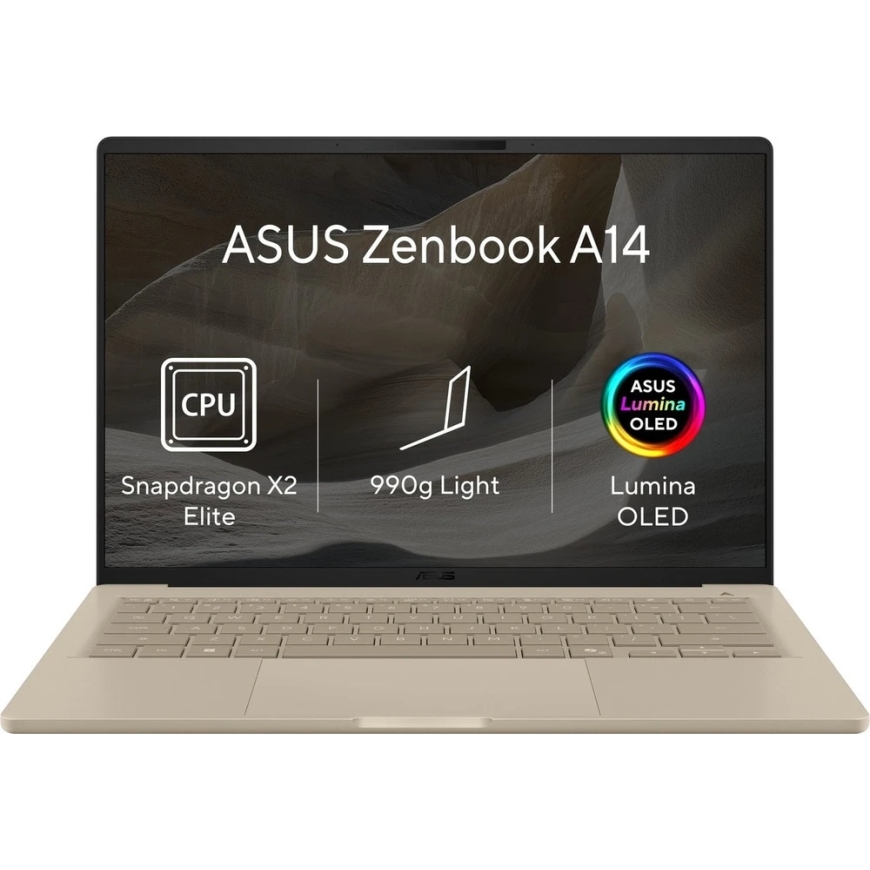 ASUS Zenbook A14 sülearvuti beež