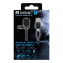 Sandberg Streamer USB Clip Microphone