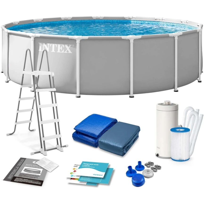 Metāla rāmis baseins 457 x 107 cm 12w1 INTEX 26724ND
