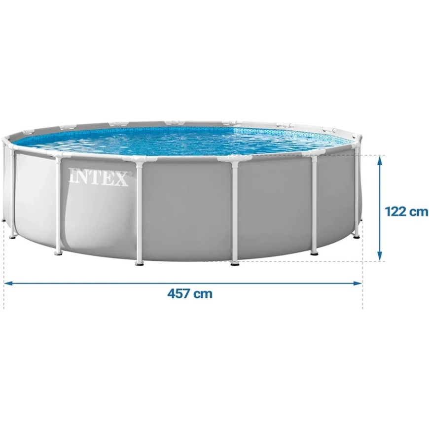 Sodo karkasinis baseinas 457 x 107 cm 12w1 INTEX 26724ND – 4