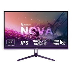 Arozzi monitors | Nova | 27 " | IPS | QHD | 16:9 | 180 Hz | 1 ms | 2560 x 1440 pikseļi | 350 cd/m² | HDMI savienojumi skaits 2 |