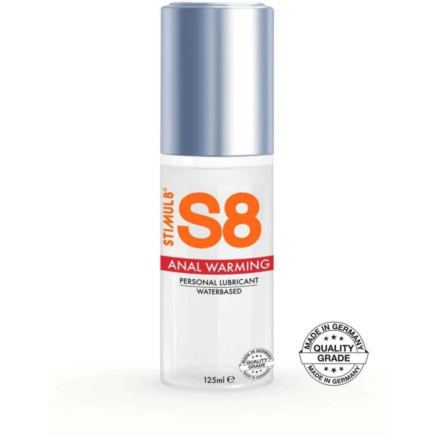 Stimul8 S8 Gel-S8 Warming WB Anal Lube 125ml
