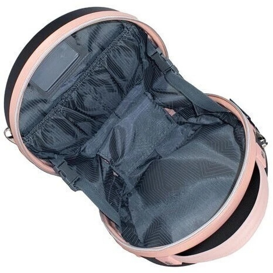Ceļojuma koferis ABS VINTAGE T5671-1 melni-rožains SEMI LINE – 2