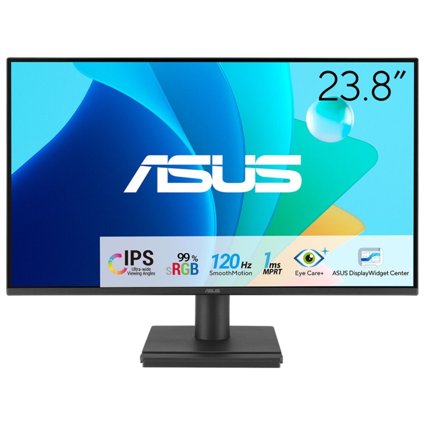 ASUS VA249HG tietokoneen litteä näyttö 60,5 cm (23.8") 1920 x 1080 pikseliä Full HD LCD Musta