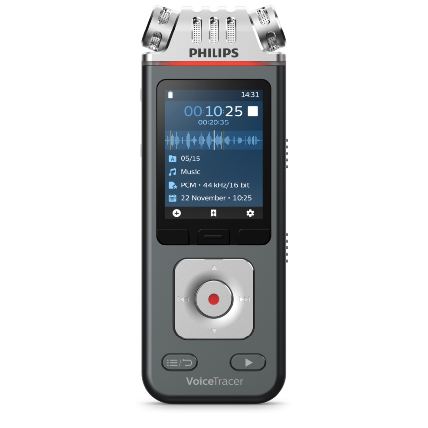 Philips VoiceTracer Черный, Серый