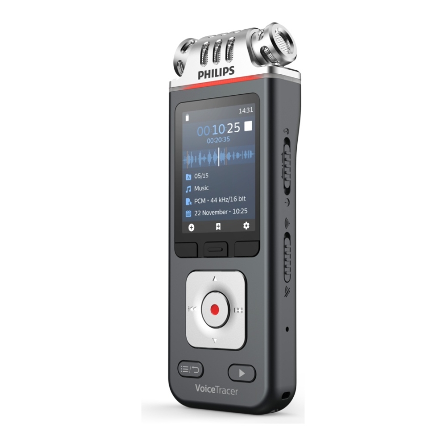 Philips VoiceTracer Juoda, Pilka – 3