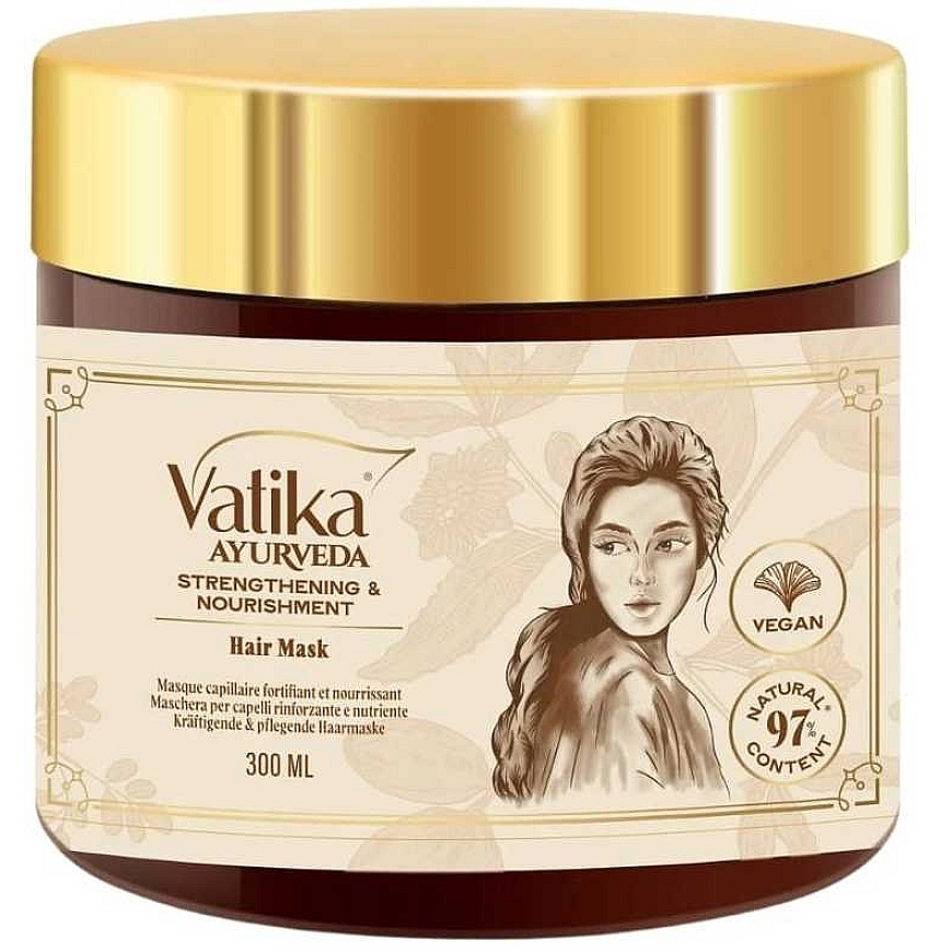 Маска для волос Dabur Vatika Ayurveda укрепляющая и питающая 300 мл