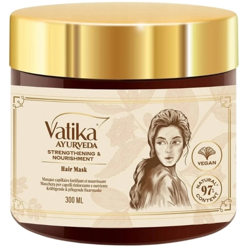 Dabur Vatika Ayurveda hiusnaamio vahvistava ja ravitseva 300 ml – 2