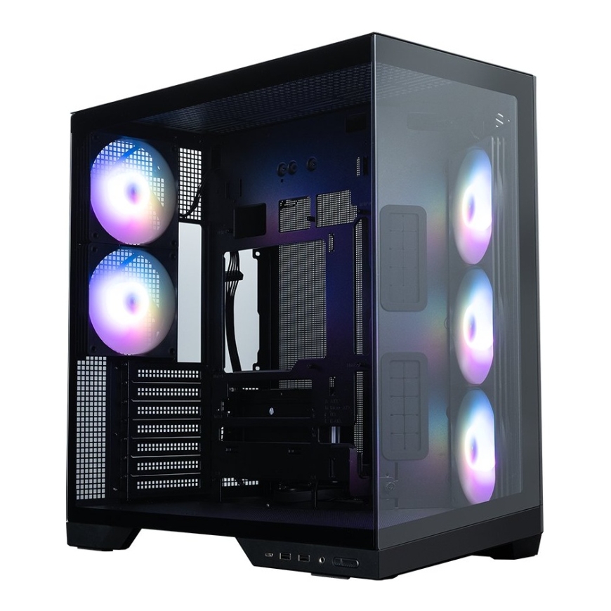 Zalman D50, ATX Mid Tower PC Case, 3 x 120mm Fans, Black – 3