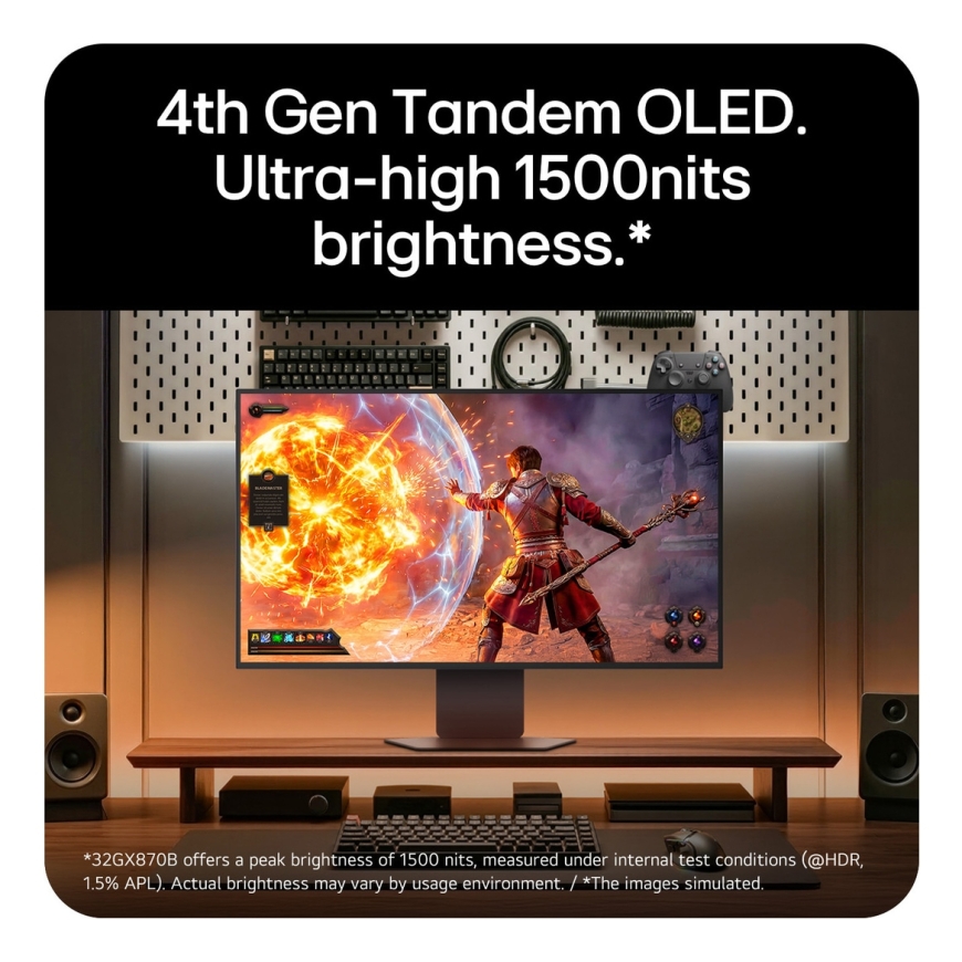 LG 32GX870B-B.AEU monitori 81,3 cm (32") 3840 x 2160 pikseļi 4K Ultra HD OLED Melns – 5