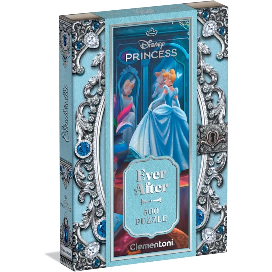 Clementoni CLE puzzlis 500 Grāmata Disney princese Pelēnā 35158 – 2