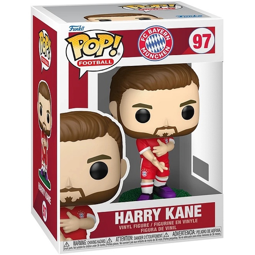 FUNKO POP! Vinüülfiguur: FC Bayern München - Harry Kane, 10 cm