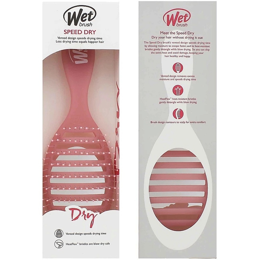 Wet Brush Wet Wet Summer Quenchers Speed Dry Щетка для волос Розовая Пить