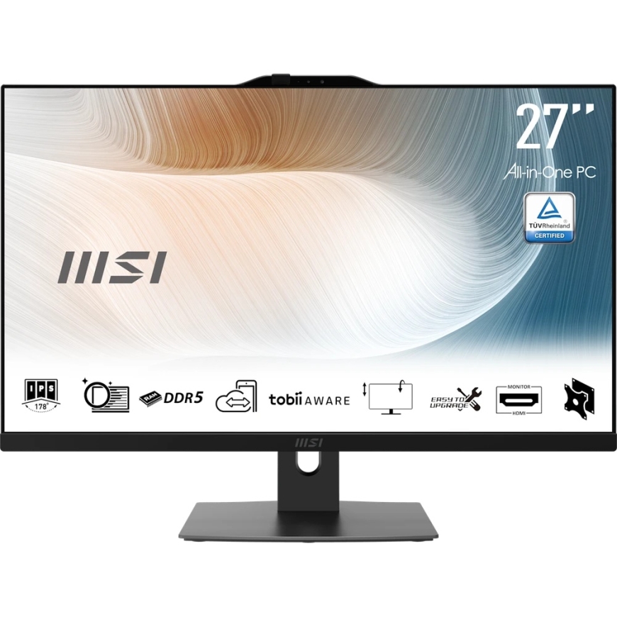 Stacionarus kompiuteris Komputer MSI Modern AM272P 1M-1427AT i5-14 27'' LED FHD 16GB/512GB SSD W10P