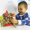 Tooky Toys TOOKY TOY Arcade Game Falling Chicken Wooden Farm Tooky Toys TOOKY TOY Arcade Game Falling Chicken Wooden Farm