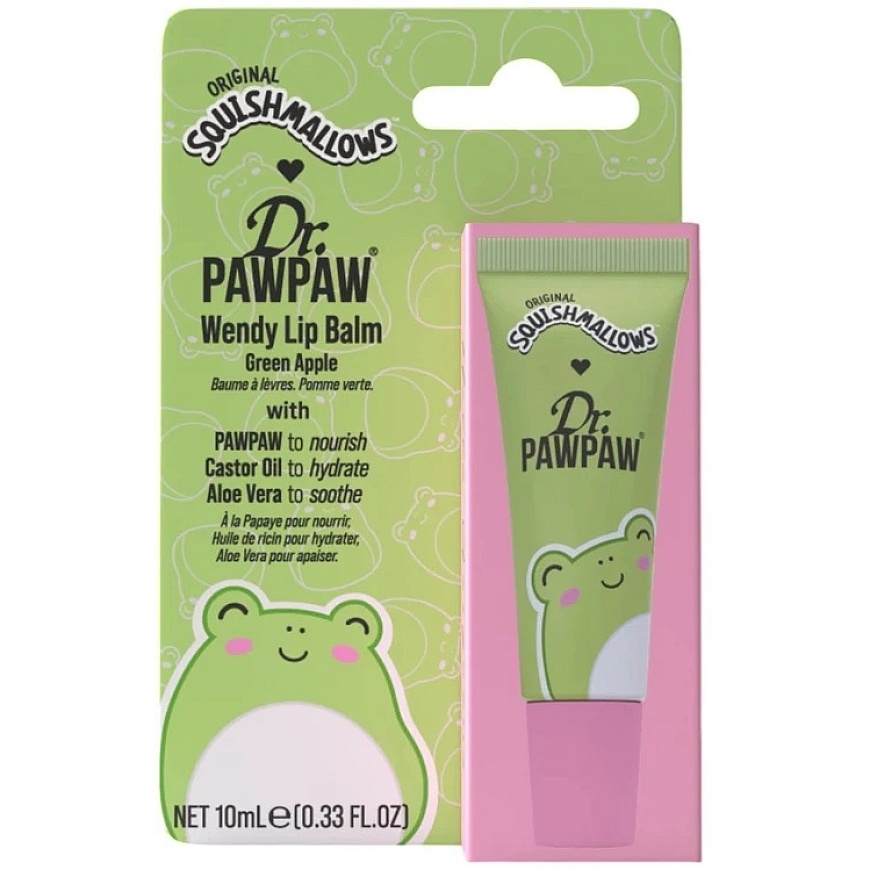 Dr. PawPaw Wendy Roheline õun Aloe Veraga niisutav huulepalsam, 10 ml