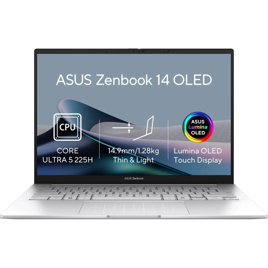 Ноутбук ASUS ZenBook 14 UX3405CA-OLED577WZ Облачный серебристый (без блока питания)