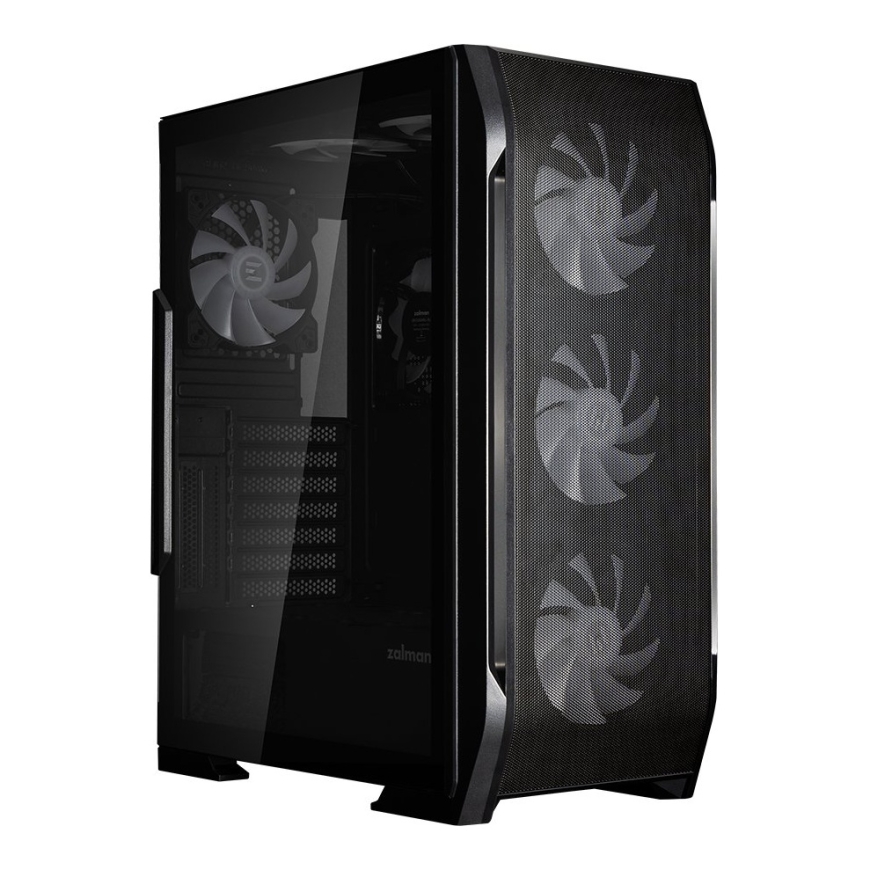Zalman N7 PLUS V2, ATX Mid Tower PC Case, 6 x 120mm RGB Fans, 1 x 120mm Fan, Black – 5