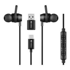 Sandberg USB-C/A In-Earset with Line-Mic