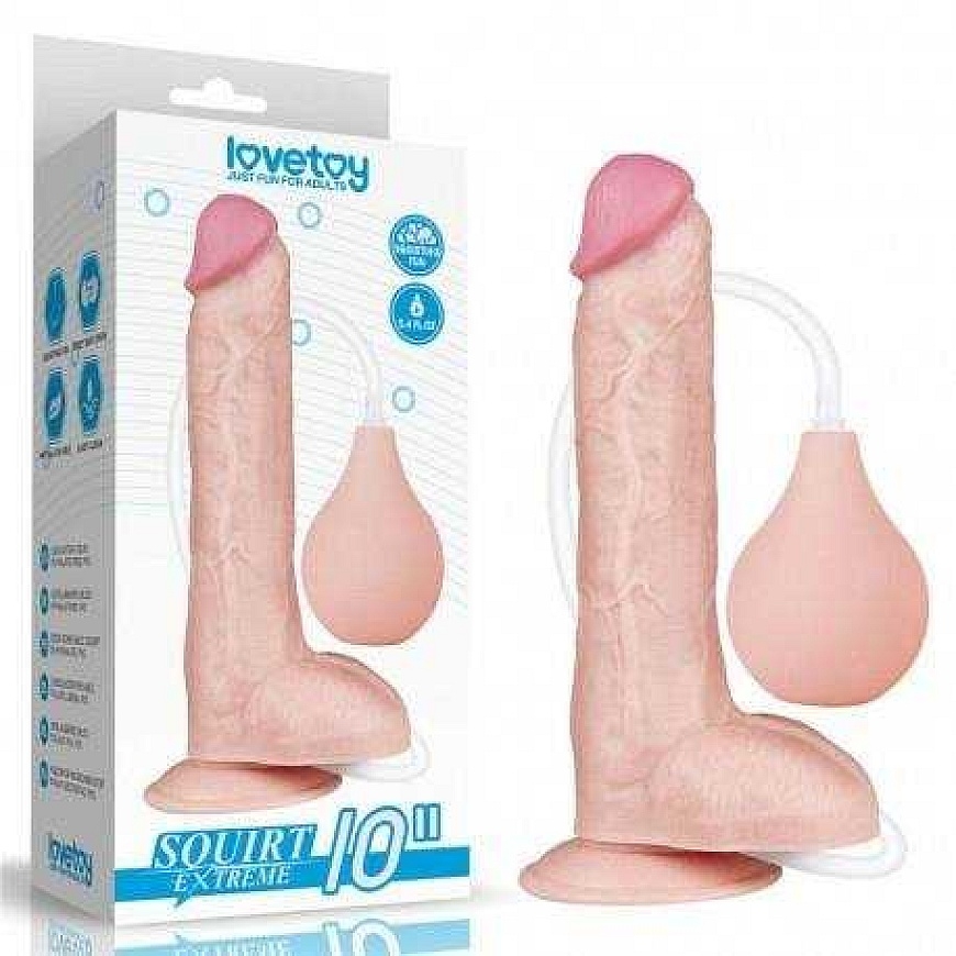 Lovetoy Stringy dildopumppu ejakulaatiofunktion kanssa 25