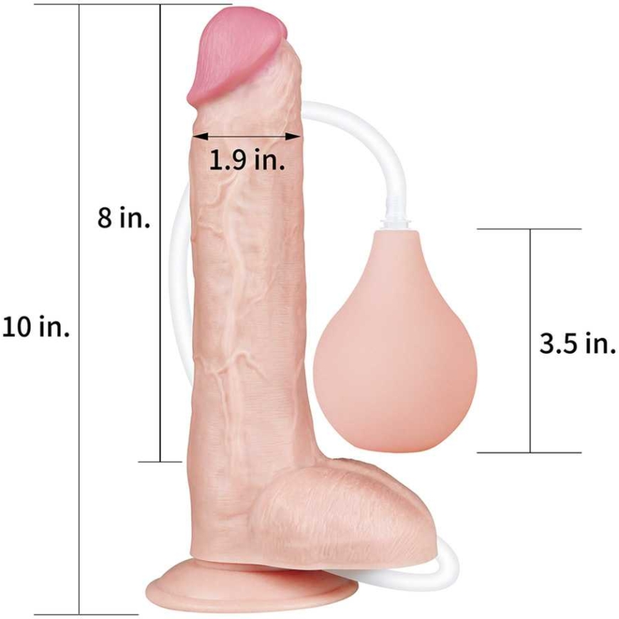 Lovetoy Stringy dildopumppu ejakulaatiofunktion kanssa 25 – 3